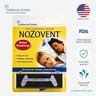 Nozovent Premium Nasal Dilator | Flight Hotel Sleep Anti-Snore | FDA 510K Cleared | Reusable | USA
