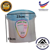 4.5 Lt NCI 60220 23 CM Round Container Bekas Plastik round container with cover Food Container Food 
