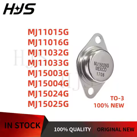5Pcs/lot MJ15025G MJ11016G MJ15024G MJ11015G MJ11032G MJ15004G MJ11033G MJ15003G TO-3 power triode N