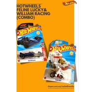 HOTWHEELS FELINE LUCKY &WILLIAM RACING COMBO