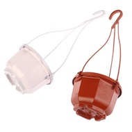 springevensky8v 1Pc Hanging Mini Octagonal Flowerpot Plastic Flower Pot for Balcony Garden CCD