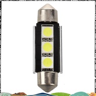2x SMD LED Festoon 39 mm CANBUS C5W 12V 3 power SMD license plate & Reading Light - For  3 Series 5 
