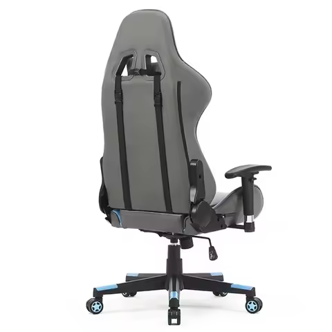 Ergonomic Computer Chair Gaming Chair LED Lights Adjustable Lumbar Support