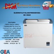 GEA Sliding Flat Glass Freezer SD-256H / Sliding Freezer 300 Liter