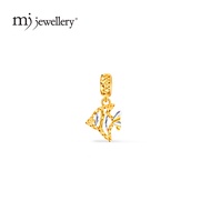 MJ Jewellery Gold Fish Charm P66  375 Gold & 916 Gold