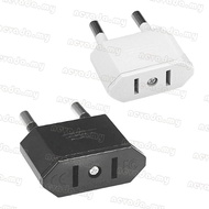 Nevʚ ɞ 6A Europe Travel Plug Adapter Charger Converter Euro Plug to US Plug 250v 2 Pin