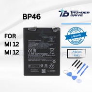 Thunder Drive Battery Compatible For MI 12 BP46