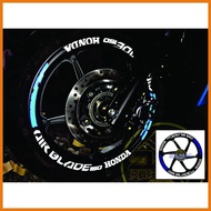 ◸ Honda Airblade 150 Quality Reflectorized Mags Decals Sticker
