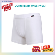 Pack3 JOHN HENRY UNDERWEAR Essentials กางเกงชั้นในผู้ชาย ทรงบ๊อกเซอร์ บรี๊ฟ รุ่น JU JU39002 Pack3 สีขาว กางเกงในผชxl  ชุดชั้นในชาย