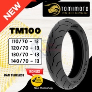 TOMIMOTO TM100 TUBELESS TYRE Ring 13 MATIC 110/70-13 130/70-13 NMAX PCX 160 110/70 130/70