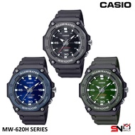 Casio MW-620H Grey Resin Band Analog Men Watch