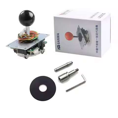 Original Sanwa JLF-TP-8YT Arcade Joystick with RAC-J300S Detachable Joystick Shaft Quick Release