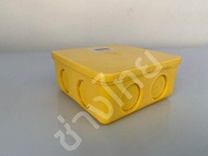 บล็อกเหลือง 4x4 (กล่องพักสาย)