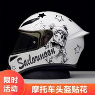 SHOEI Z7 helmet sticker Z8 decal X14 plain helmet AGV K1 K3 SHOEI Z7头盔贴纸Z8贴花X14素盔AGV K1 K3拉花RX7X改装版画
