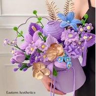 200-400ชิ้น ชุดอุปกรณ์งานฝีมือดอกไม้ DIY, ลวดกำมะหยี่, อุปกรณ์ทำมือสำหรับผู้ใหญ่สำหรับทำดอกไม้ต่างๆ,