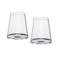 SplitGlass 水晶玻璃紅酒杯 - 2 件套裝 (藍色)