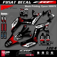 HONDA CRF 150 L FULL BODY ACCESSORIES DECAL - CRF 150 L Oneonenine VARIATION STICKER LIST Design