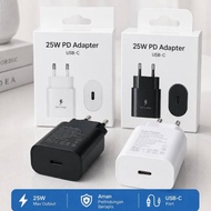 Adapter Compatible with Charger Original Samsung 25W USB-C PD Support Fast Charging Batok Charger Sa