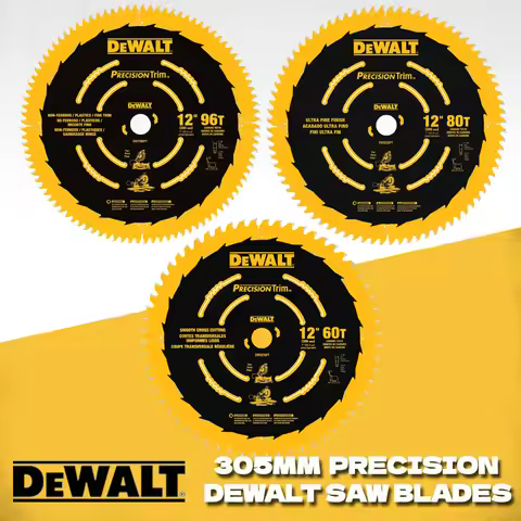 DEWALT 305MM 12"IN Precision Trim Miter Saw Blades Power Tool Accessories DW3216PT DW3232PT DW7296PT