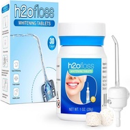 Whitening Tablets Breath Fresh Dedicated Nozzle for h2ofloss Water Dental Flosser 30 PCS (Cinnamon)