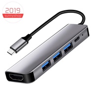 Type C to HDMI-Compatible 4K USB-C 3.0 Adapter Hub for  Samsung S8 Dex Huawei P30 Dock  10 Projector TV