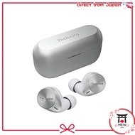 Technics Wireless Earphones EAH-AZ60M2-S Silver Bluetooth Noise-Cancelling 3-Device Multipoint IPX4 