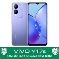 ViVO Y17s 6/128GB RAM 6GB+6GB Extended Helio G85 90Hz Sunlight Screen 50MP Main Camera Garansi Resmi
