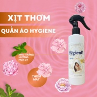 Xịt Thơm Quần Áo Hygiene 300ml thơm làm mềm vải không ố vàng quần áo. D-nee.