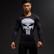 Long Sleeve 3D T Shirt Men T-Shirt Male Tee Captain America Superman tshirt Men Fitness Compression