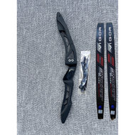 F165 ILF Recurve Bow 68inch 20-40lbs Aluminum Alloy Handle Maple Limb