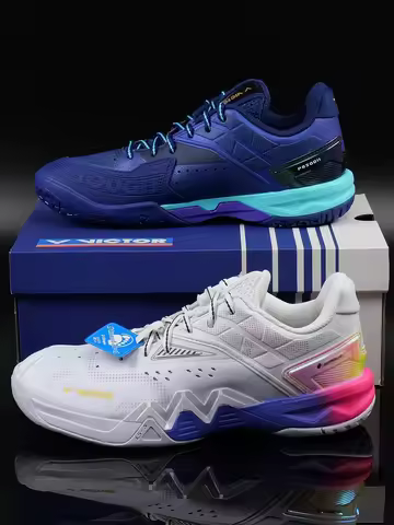 National Team Badminton Shoes Men Women Cushion Sport Sneakers Boots P8500II