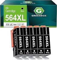 GREENBOX Compatible 564 564XL Ink Cartridge Replacement for HP 564 564 XL for HP Photosmart c309a c3