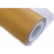 3D GOLD Carbon Fiber Car Sticker