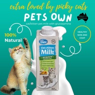 Pets Own Cat / Kitten Milk (also suitable for dogs) UHT 250ml for picky cats and dogs