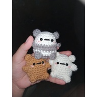 WE BEAR BEARS CROCHET KEYCHAIN