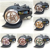 Cover cover Fan spinner Crescent motif cnc mio j mio gt soul gt fino x ride set spinner Swivel