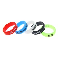 Wurkkos 22MM silicone anti-skid ring decorative ring 6pcs/10pcs/lot mix colors
