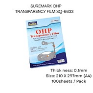 {DOSSVETT}SUREMARK OHP TRANSPARENCY FILM SQ-6633