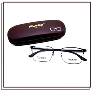 FRAME KACAMATA TITANIUM FILANO 5302 Model Setengah Bingkai HALF FRAME Keren Elegan Gagang LENTUR Kua