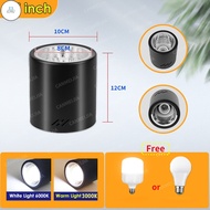 EZ E27 Downlight Replaceable Bulb Lampu 3inch 4inch Round Ceiling Light Square Spotlight Home lighti