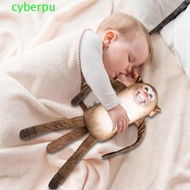 CYBERPULSE Monkey Plush Toys, Hugging Sleeping Monkey Plush Dolls, Creative Decoration Kawaii Stuffe