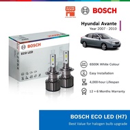 BOSCH ECO LED H7 Halogen Headlight Retrofit Bulb for Hyundai Avante (X20) Year 2007 - 2010