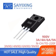10PCS MOSFET 3N90 4N90 6N90 9N90 TO-220F 3A 4A 6A 9A 900V High Pressure Triode Field Effect mos Tube