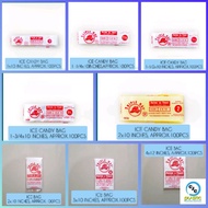 PATOK PE ICE CANDY PLASTIC, ICE BAG AND SUGAR BAG 100PCS