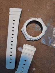 CASIO G-SHOCK GSHOCK 卡西歐八角形行針跳字 纖薄碳核心防護 皇家橡樹改裝 農家橡樹限量版 GA-2110 GA2110 GA2100 GA-2100 原裝白色