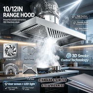 kitchen cooker hood stainless steel Oil fume purifier collecting kitchen exhaust fan Kitchen ventila