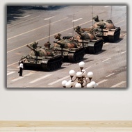 Tank Man Tiananmen Square 1989 Canvas Print