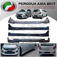 PERODUA AXIA 2017 G SPEC DRIVE 68 STYLE BODYKIT (D68) FRONT SKIRT SIDE SKIRT REAR SKIRT SPOILER BODY