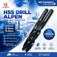MESIN MATA HSS Drill Alpen HSS Drill Bit 13.5mm 15mm CNC Iron Drill Drill Machine