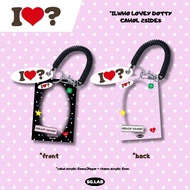 [SG.LAB] I? = I LOVE WHO? PHOTOCARD HOLDER | KPOP CAHOL | 2-SIDED CAHOL | Polka Dot Polka Dot